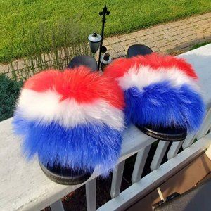 Fur Slides, Soft Fur, Slippers